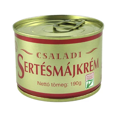 Szegedi Családi sertésmájkrém Tépőzáras 190g