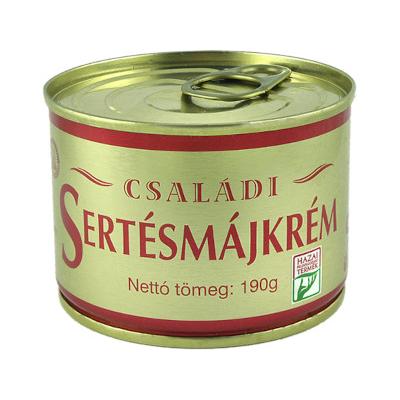 Szegedi Családi sertésmájkrém Tépőzáras 190g