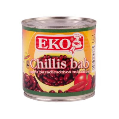 EKO Chilis bab csípős,paradicsomos 425g
