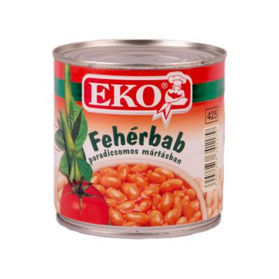 EKO Fehérbab paradicsomos mártásban 425g