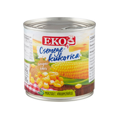 Eko Csemege kukorica TZ szuper édes 340g