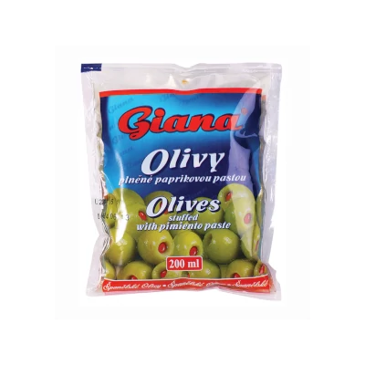Giana Olívabogyó zöld, paprikával töltve 195g
