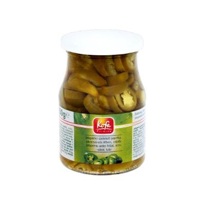 Kofa Jalapeno szeletelt savanyú-sós lében,csípős 350g
