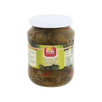 Kofa Csemege uborka édesítőszerrel 6-9 cm 360g