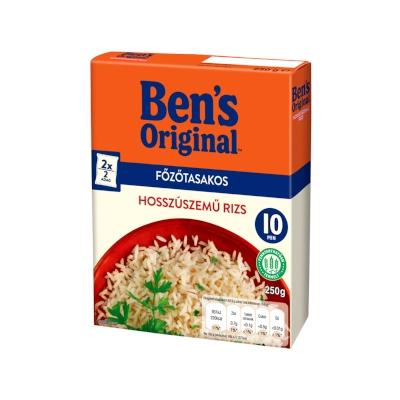 Ben&#039;s Original Hosszúszemű rizs főzőtasakban 2x125g