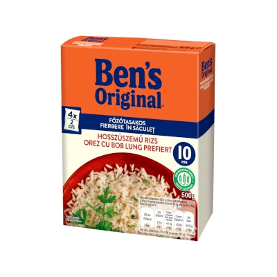 Ben&#039;s Original Hosszúszemű rizs főzőtasakban 4x125g