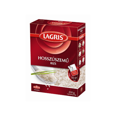 Lagris Hosszúszemű rizs főzőtasakos 2*125g