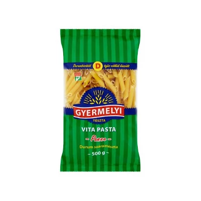 Gyermelyi durum tészta Penne 500g