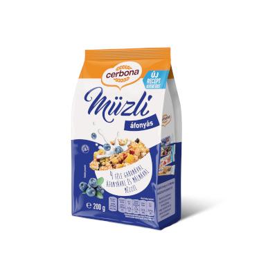 Cerbona müzli Áfonyás 200g