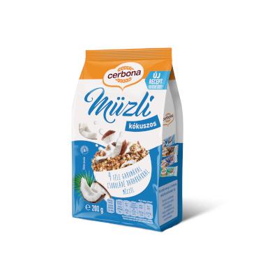 Cerbona müzli Kókuszos 200g