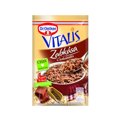 Dr.Oetker Vitalis zabkása csokoládés 61g