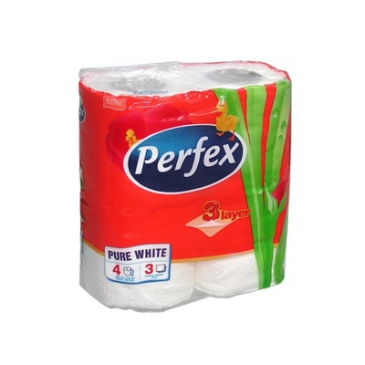 Perfex Boni WC papír 4 tekercs 3 rétegű