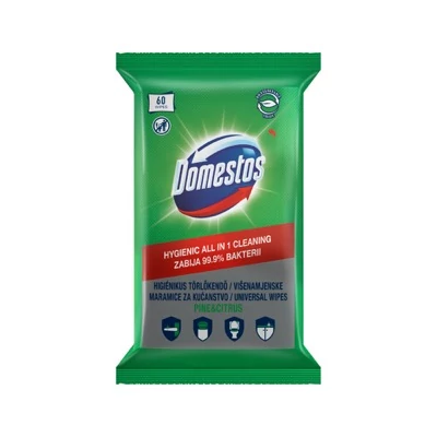 Domestos higikendő utántöltő Pine&Citrus 60db