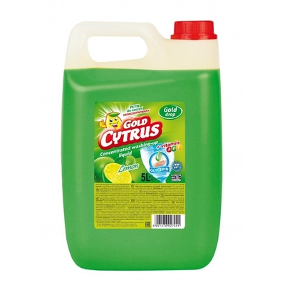 Gold Cytrus folyékony mosogató citrom 5l