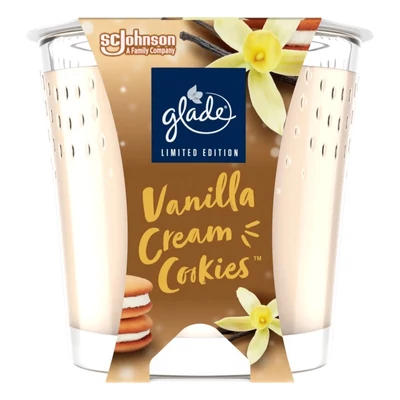 Glade illatgyertya Vanilla Cream Cookies 112g