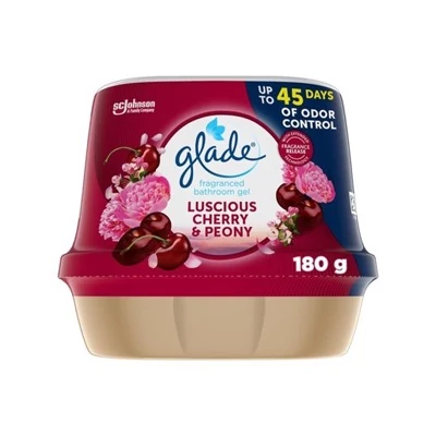 Glade Fürdőszobai légfrissítő zselé Cherry&amp;Peony 180g