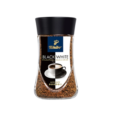 Tchibo Black&amp;White instant kávé 100g