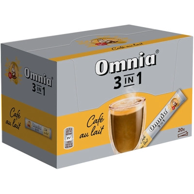 DE Omnia 3in1 Café au lait 20*12,5g
