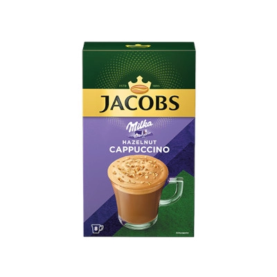 DE Jacobs Cappuccino Milka Hazelnut 8*15,8g
