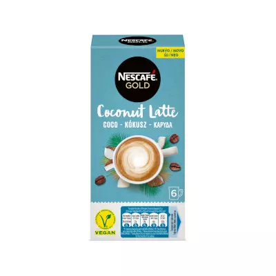 Nescafe Cappuccino Gold Coconut Latte 6*15g