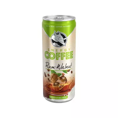 Energy Coffee Rum-Walnut 250ml