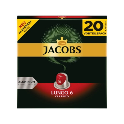 DE Jacobs NCC 20db-os kapszula Lungo 6 104g