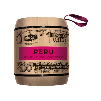 Minges Peru szemes kávé fahordóban 250g