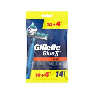 Gillette Blue II. Plus eldobható borotva 10+4db
