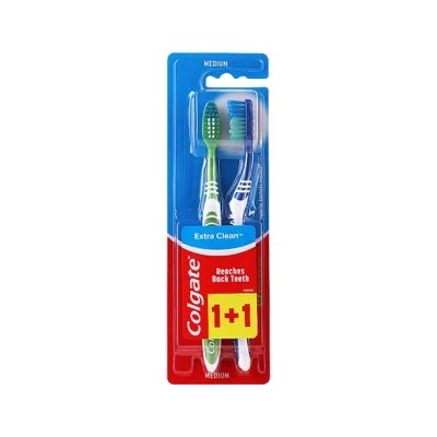 Colgate fogkefe Extra Clean 1+1db