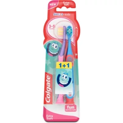 Colgate fogkefe gyerek 2-6év 1+1db