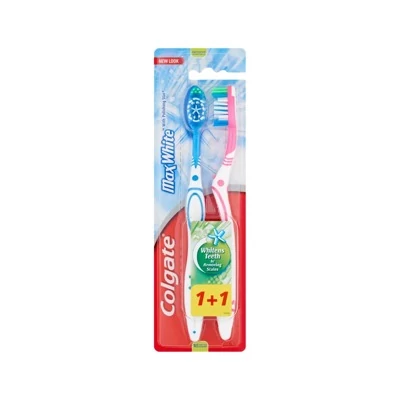 Colgate fogkefe Max white soft 1+1db