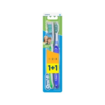 Oral B 3effekt fogkefe Natural Fresh Duopack 1+1db