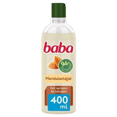 Baba hajsampon 2in1 Minden hajtípusra Mandula 400ml