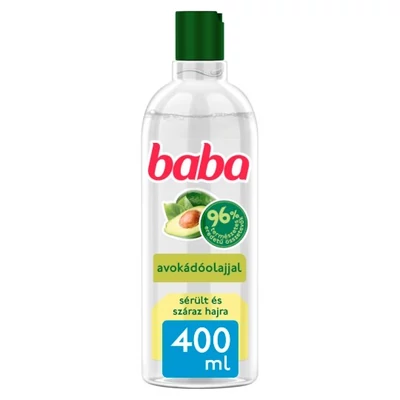 Baba hajsampon Sérült száraz hajra Avokádóolajjal 400ml