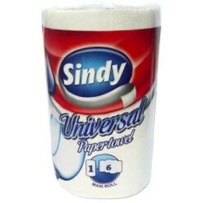 Sindy kéztörlő Universal 2 rétegű 300lapos 1tekercs