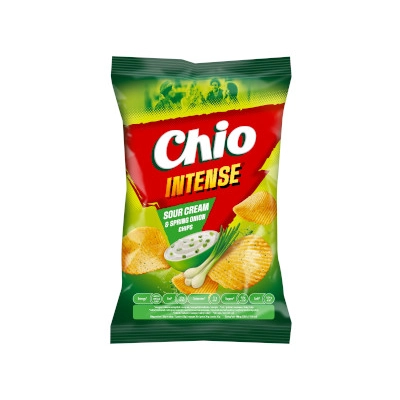 Chio Intense Sourcream&amp;Spring onion chips 55g
