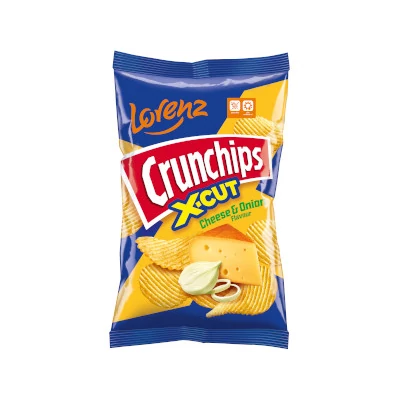 Lorenz Crunchips Cheese&amp;Onion 75g