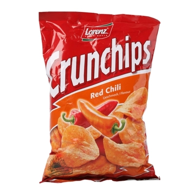 Lorenz Crunchips Red chili 75G