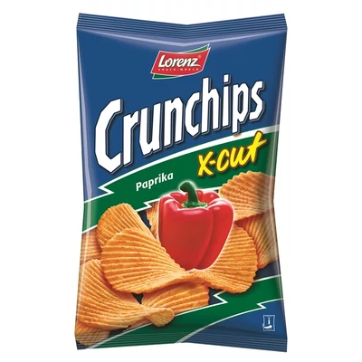 Lorenz Crunchips X-Cut Paprika 75G