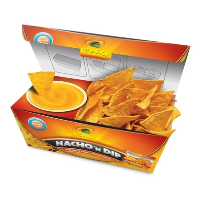 El Sabor Nacho&amp;Dip Sajtos (nacho 85g + dip 90g) 175g