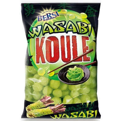 BERSI SNACK golyók Wasabi ízű 120g