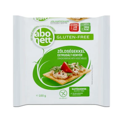 Abonett extrudált kenyér zöldséges gluténmentes 100g