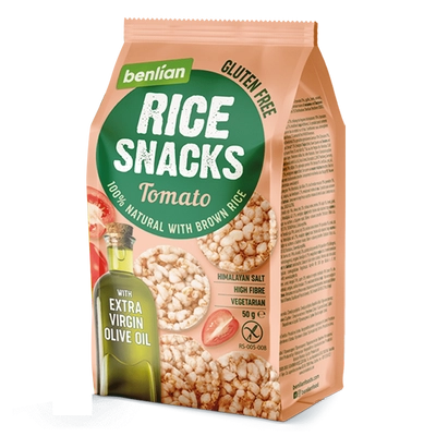 Rice Snacks mini puffasztott rizs Paradicsom + Olivaolaj 50g