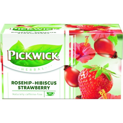 Pickwick tea Csipkebogyó Eperízű 20*2,5g