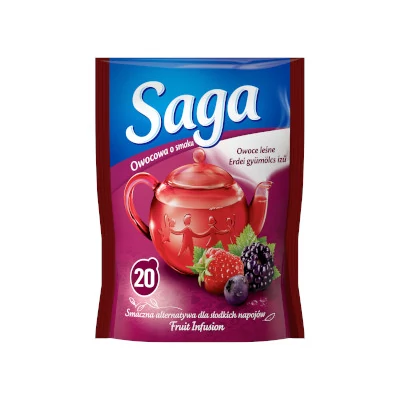 Saga gyümölcstea Erdei gyümölcs 20db 34g