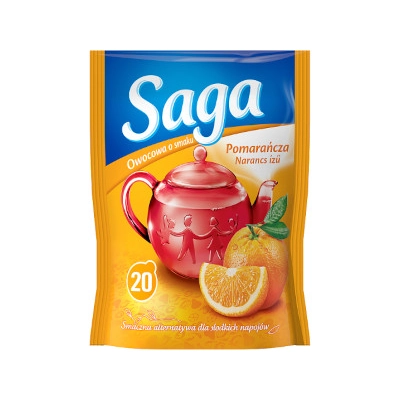 Saga gyümölcstea Narancs 20db 34g