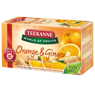 TEEKANNE W. Ginger &amp; Orange Tea 20*2,25g