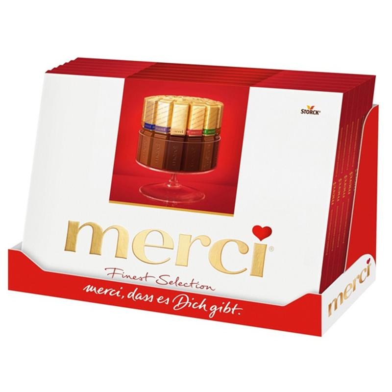 Merci Desszert 8 féle ét- és tejcsokoládé 675g