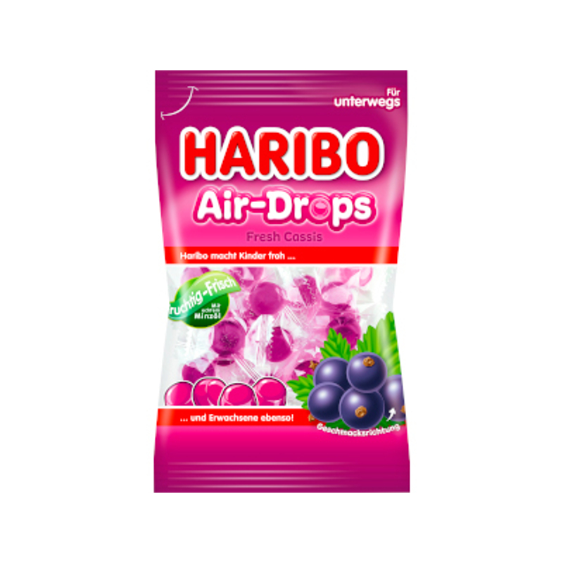 Haribo Air Drops Fresh Cassis 100g