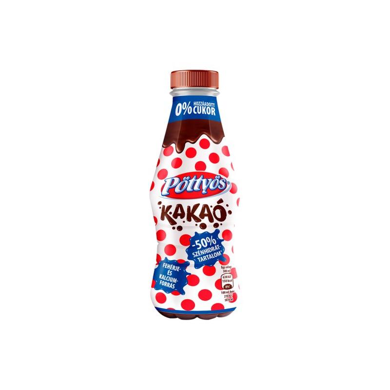 Pöttyös kakaós tej 0% hozzáadott cukor 300ml